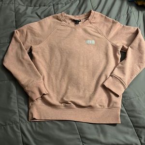 XS Patagonia crew neck sweatshirt dust rose color